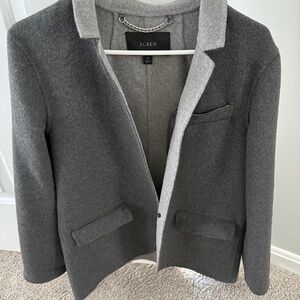 J Crew Leighton double faced wool blazer.
